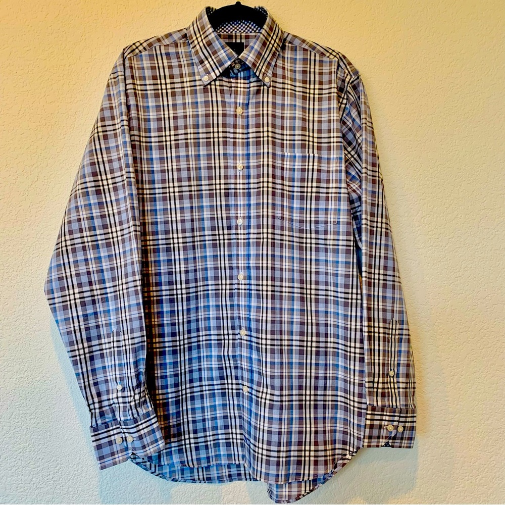 Tailorbyrd Long Sleeve Button Up Shirt Size Large